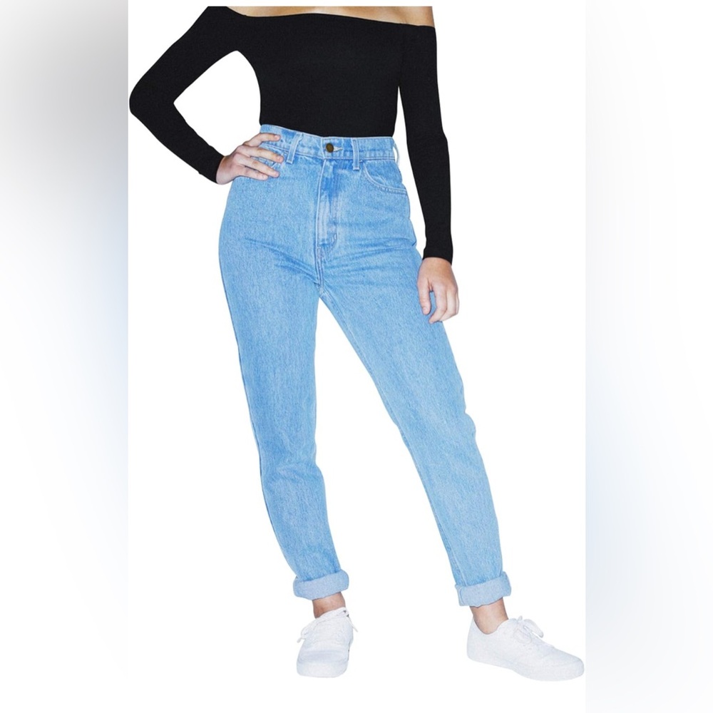 American Apparel high waisted jeans